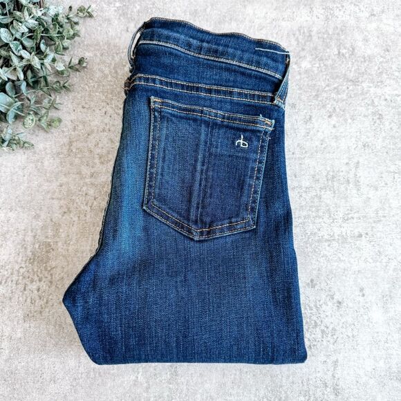 Rag & Bone Dark Wash High Rise Skinny Jean Size 26 - Picture 1 of 9
